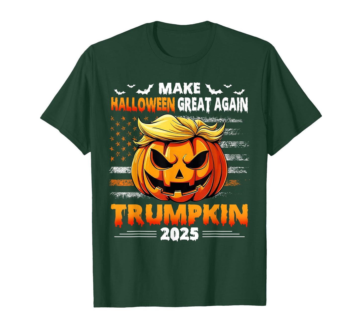 Trumpkin 2025 USA Make Halloween Great Again Funny Trump T-Shirt
