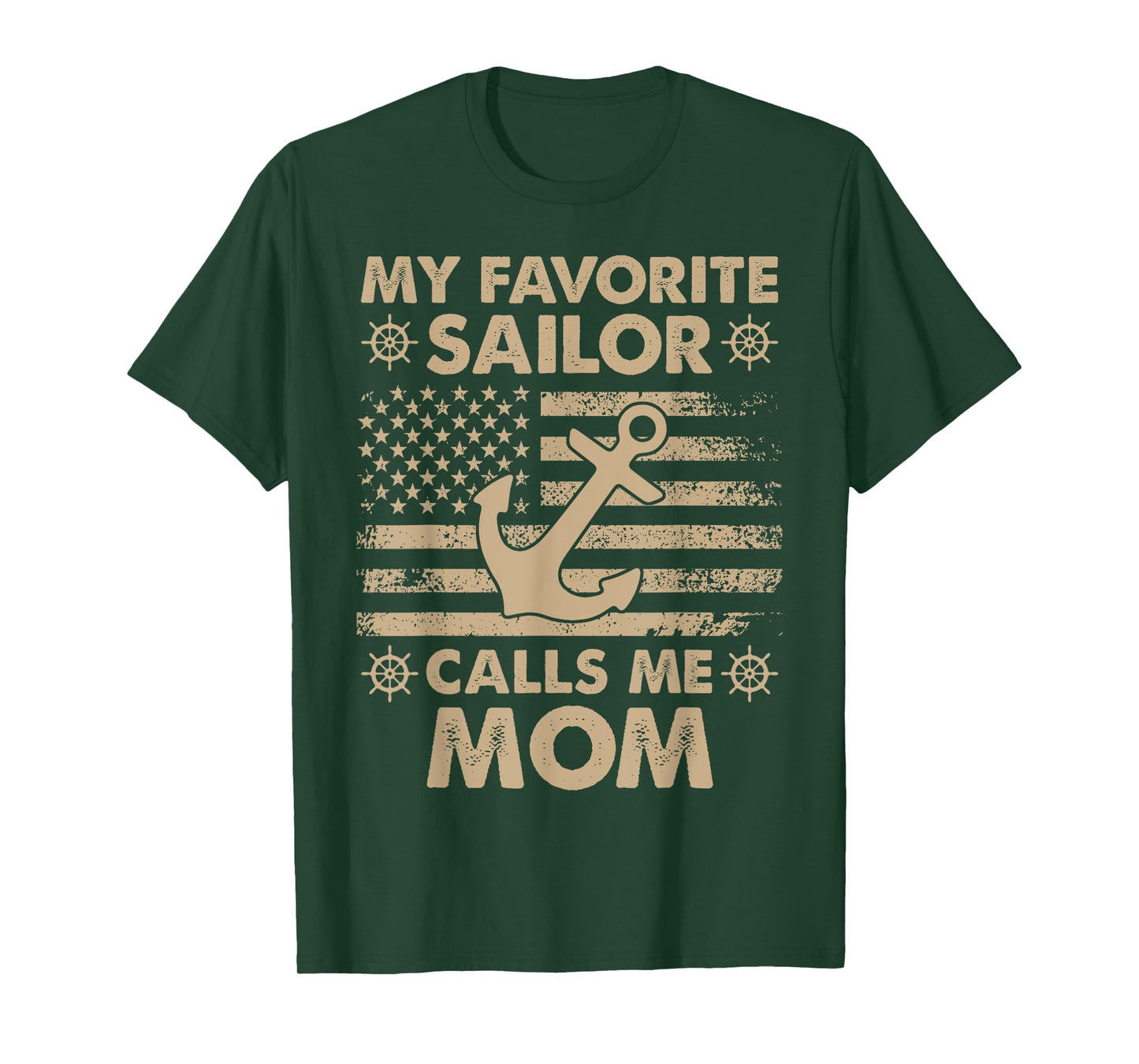My Favorite Sailor Calls Me Mom Nautical Family Pride T-Shirt