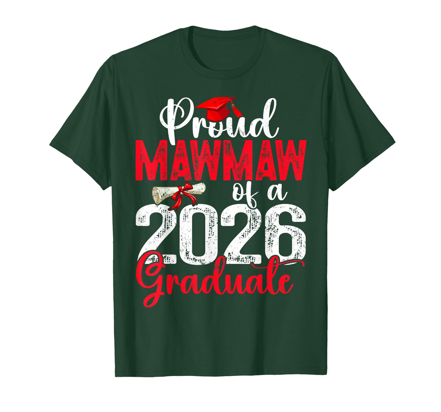 Proud Mawmaw of A Class of 2026 Graduate Senior Graduation T-Shirt