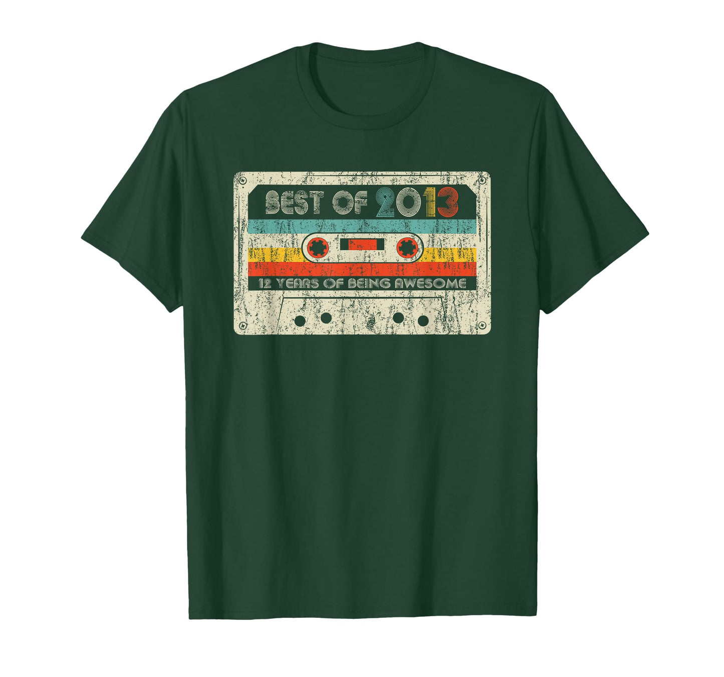 Best Of 2013 Classic Birthday 2013 Cassette Tape Vintage T-Shirt