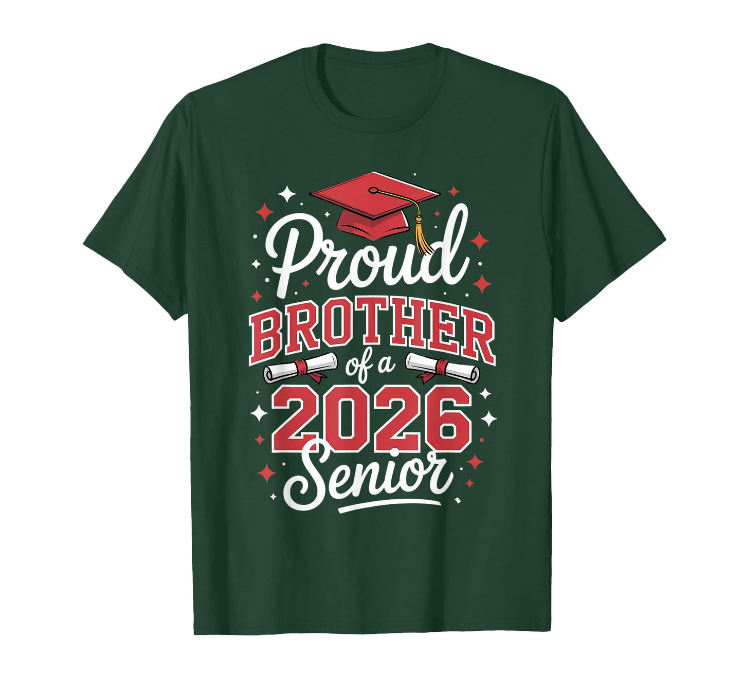 Senior 2026 Proud Brother of a 2026 Senior Graduate T-Shirt