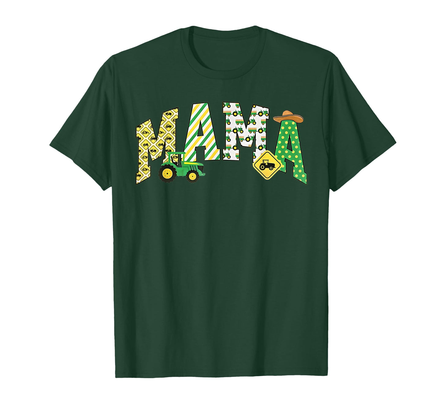 Mama of the Birthday Boy Tractors Farm Trucks Family Party T-Shirt