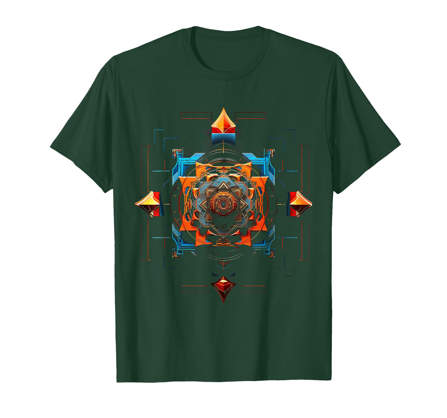 Motif Illustration Art T-Shirt