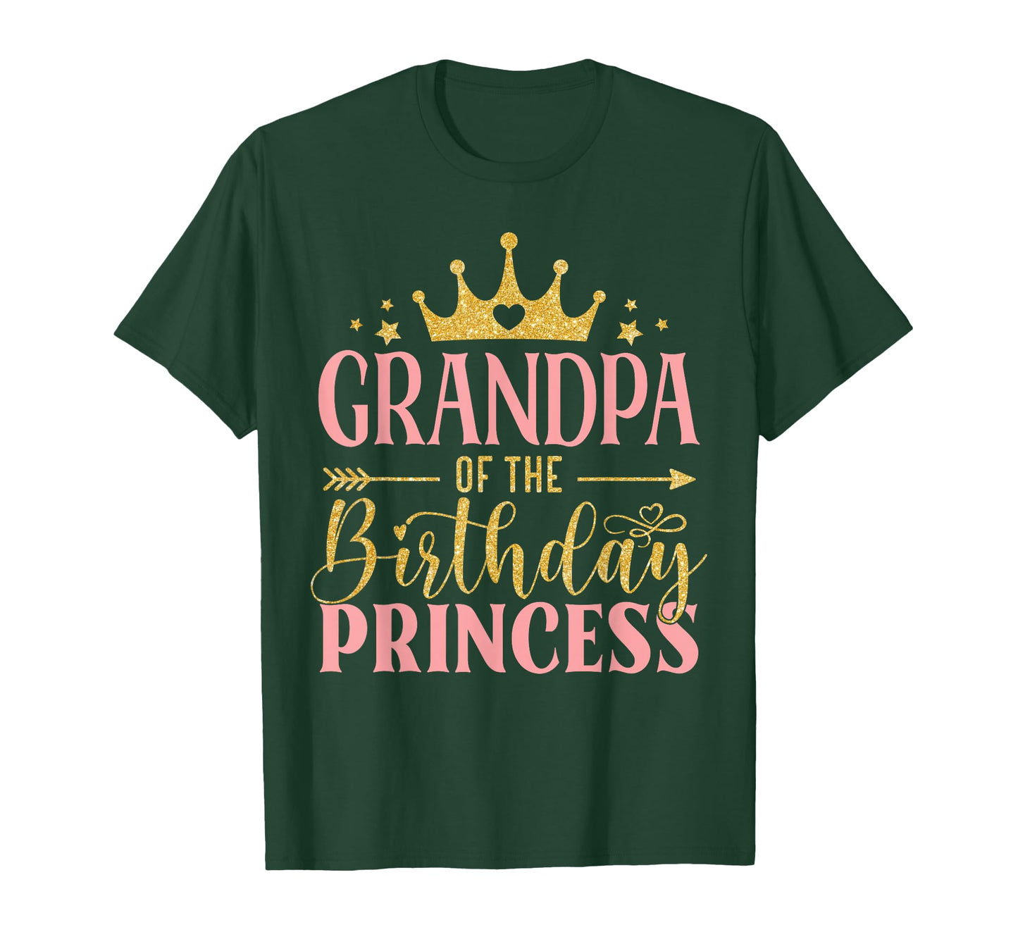 Birthday For Girl Outfit Grandpa Of The Birthday Princess T-Shirt