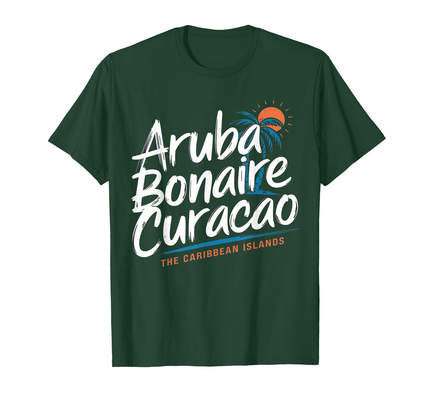 Curaçao Bonaire Aruba The Caribbean Islands ABC Vacation T-Shirt