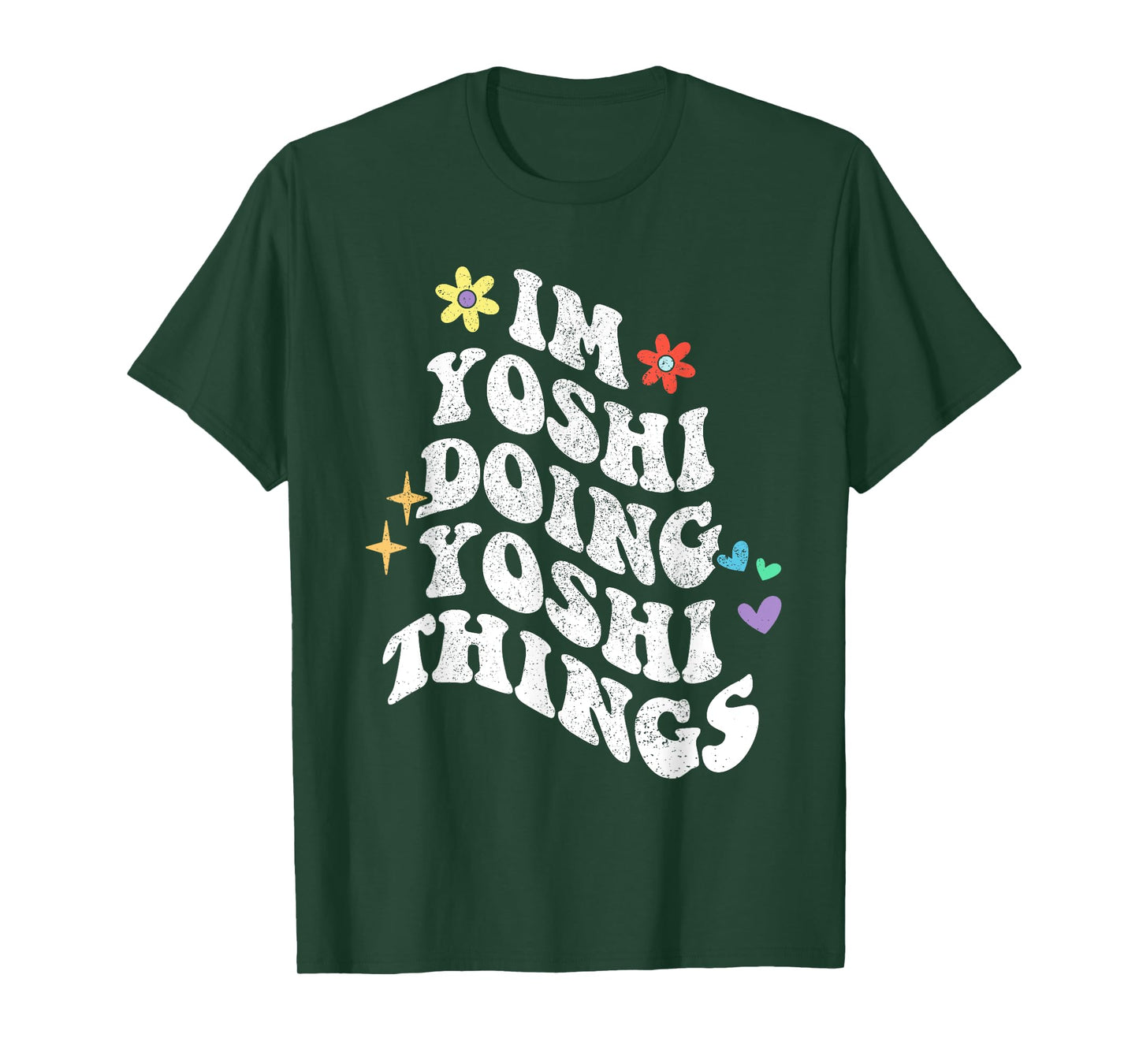 Retro Groovy Im Yoshi Doing Yoshi Things Funny Mother's Day T-Shirt