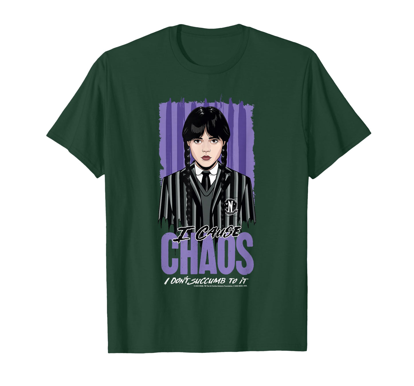 Wednesday Season 2 I Cause Chaos I Don't Succumb to It T-Shirt