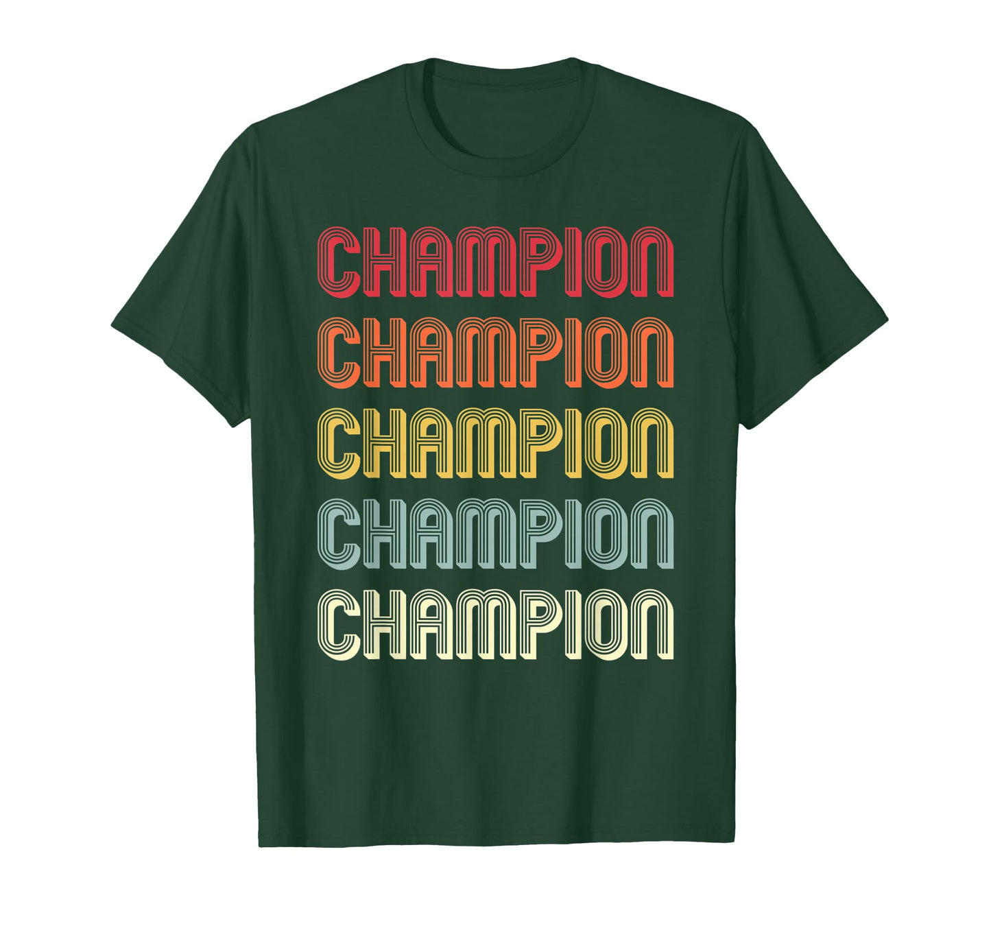 CHAMPION Gift Surname Funny Retro Vintage Birthday Reunion T-Shirt