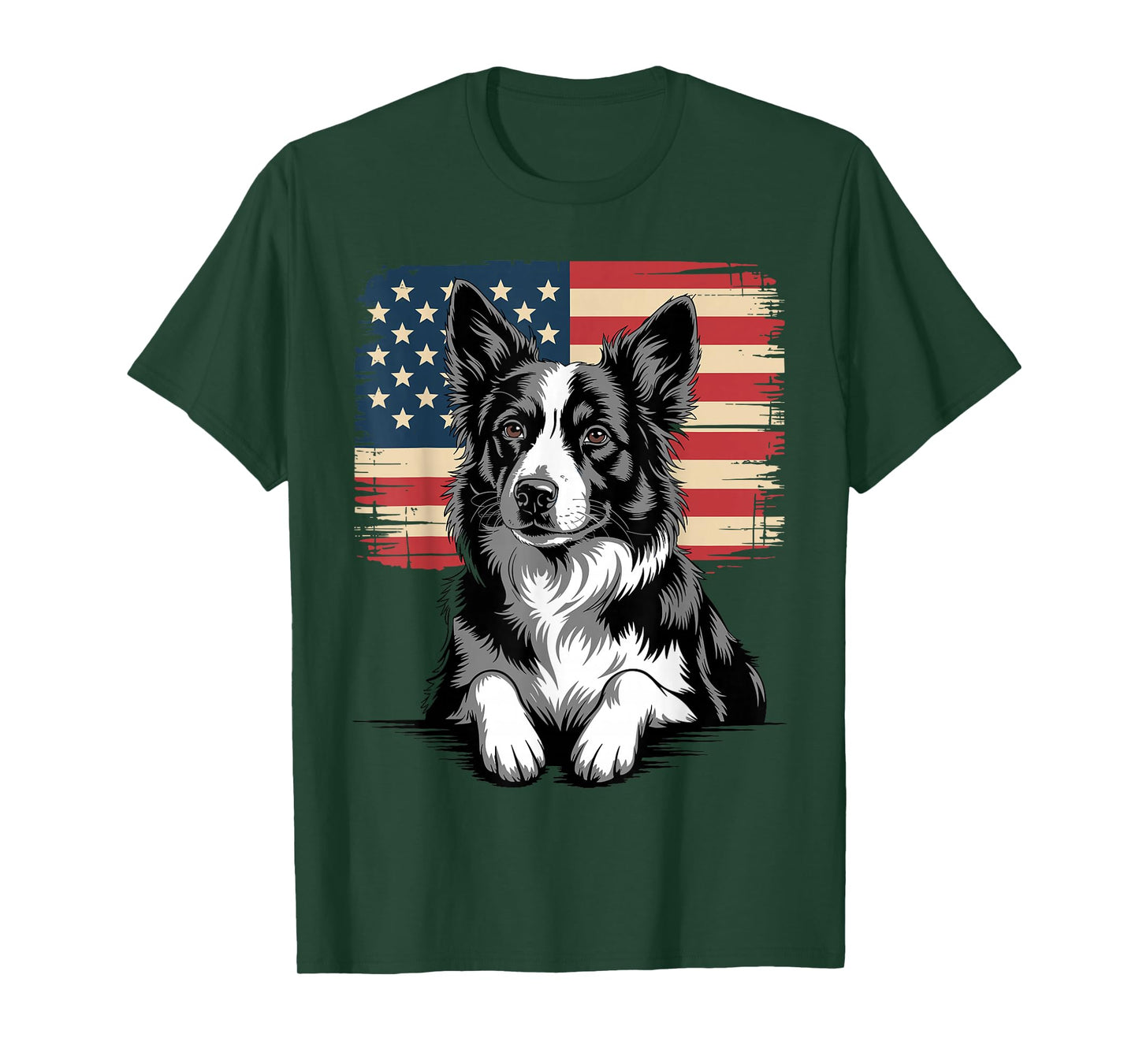 Border Collie Art for Men Women Kids Border Collie Lover T-Shirt