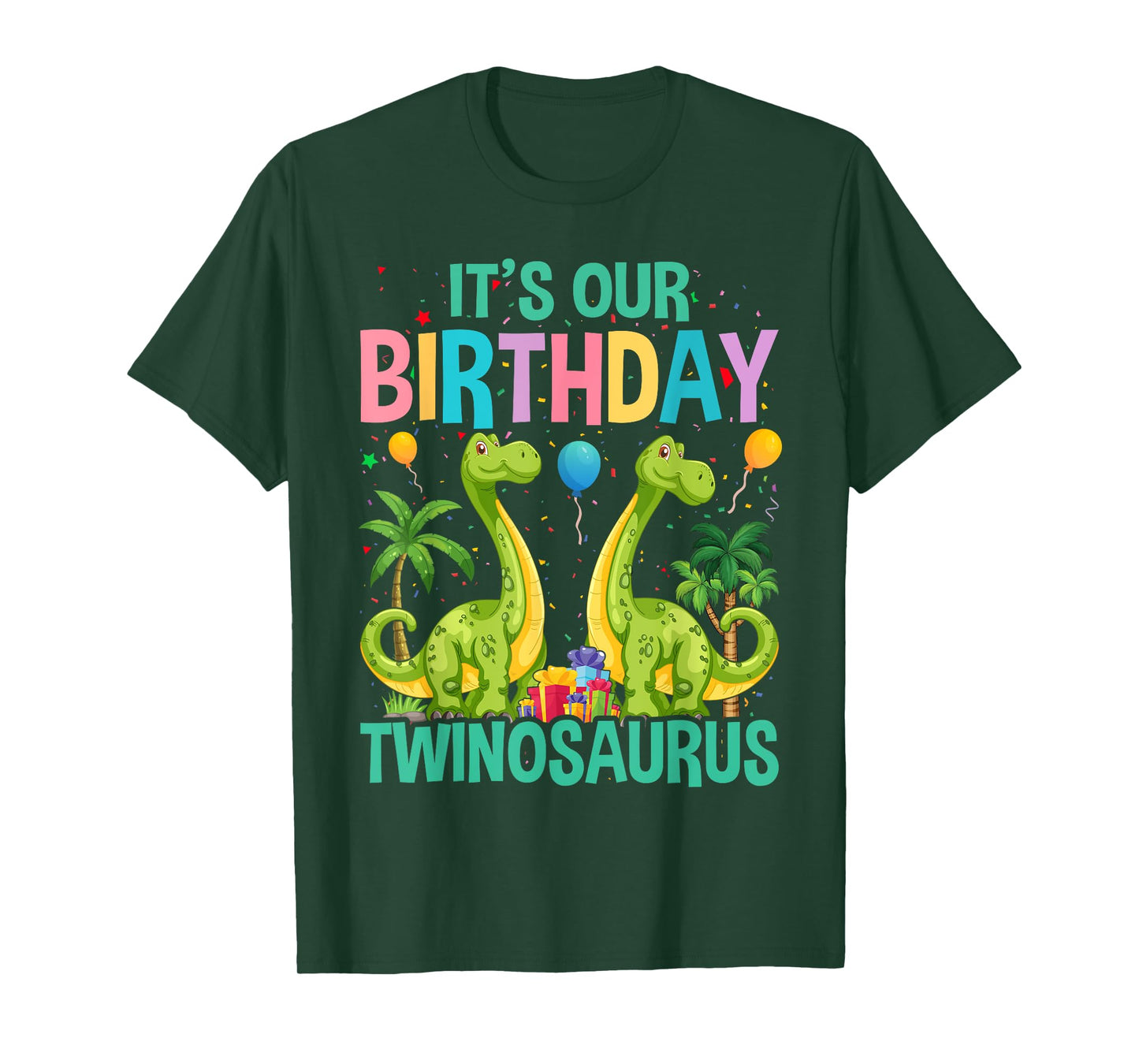 Kids Funny Twin Sisters Birthday Toddler 1st 2nd 3rd 4th 5th T-Shirt