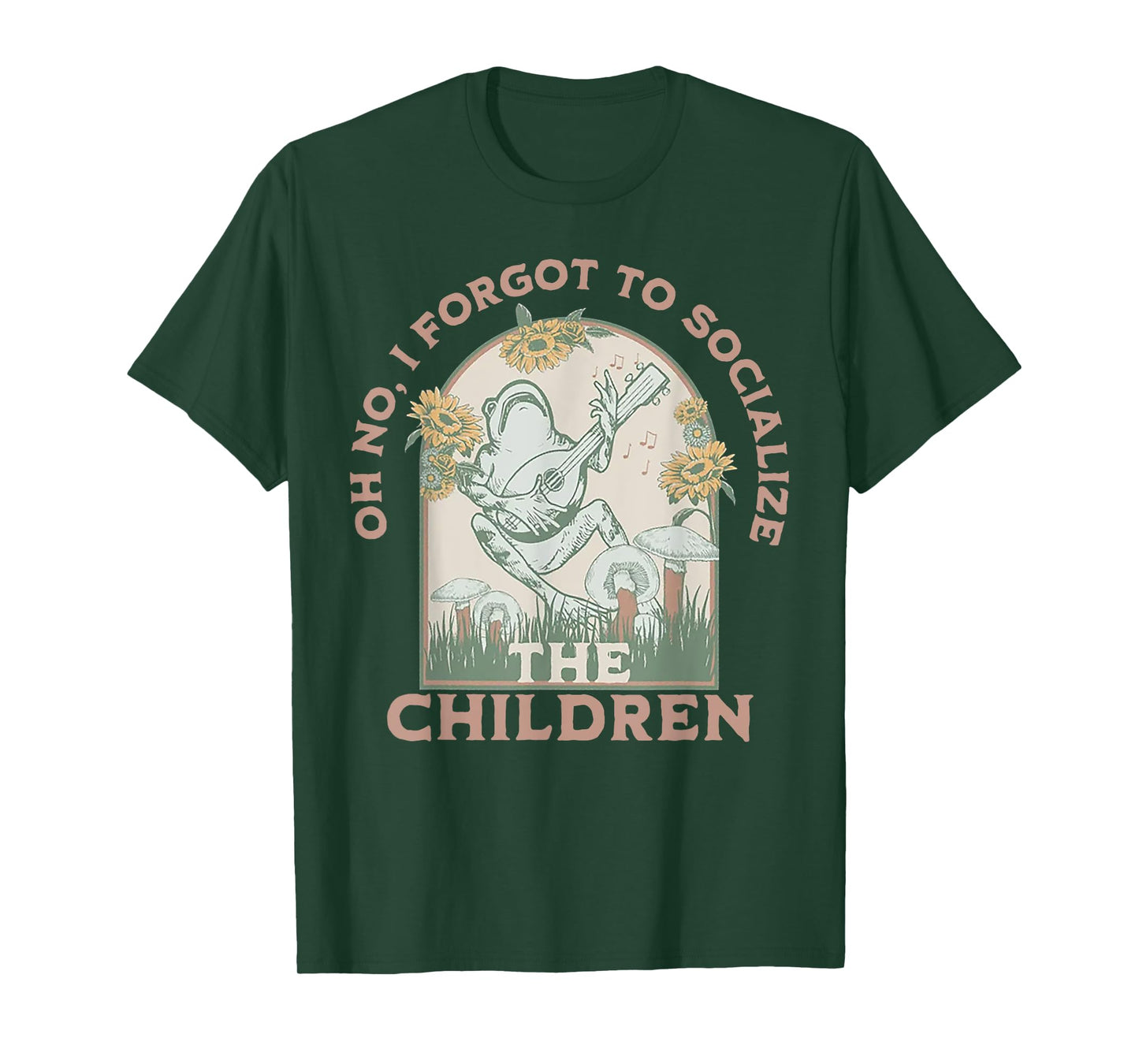 Frog Oh No I Forgot To Socialize Children T-Shirt