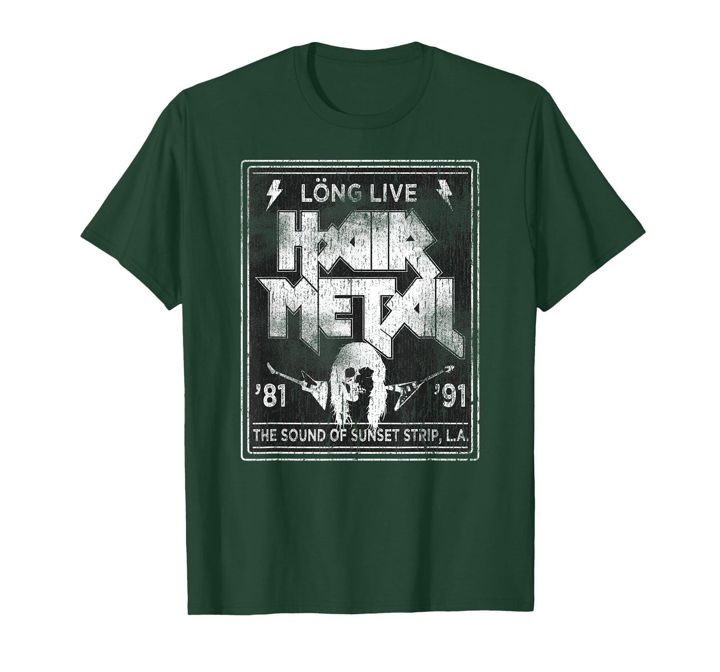 Long Live Hair Metal Rock 'n' Roll Fan T-Shirt