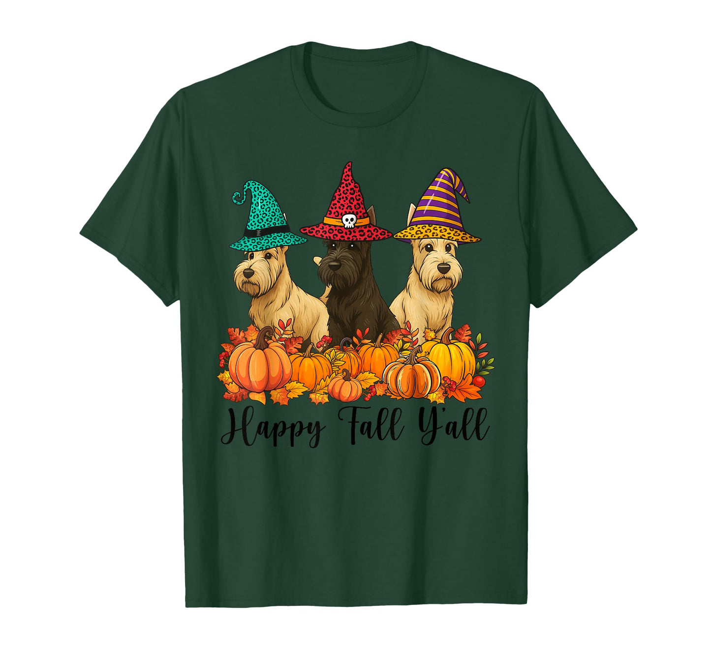Scottish Terrier Lover Fall Ya'll Halloween Costume T-Shirt