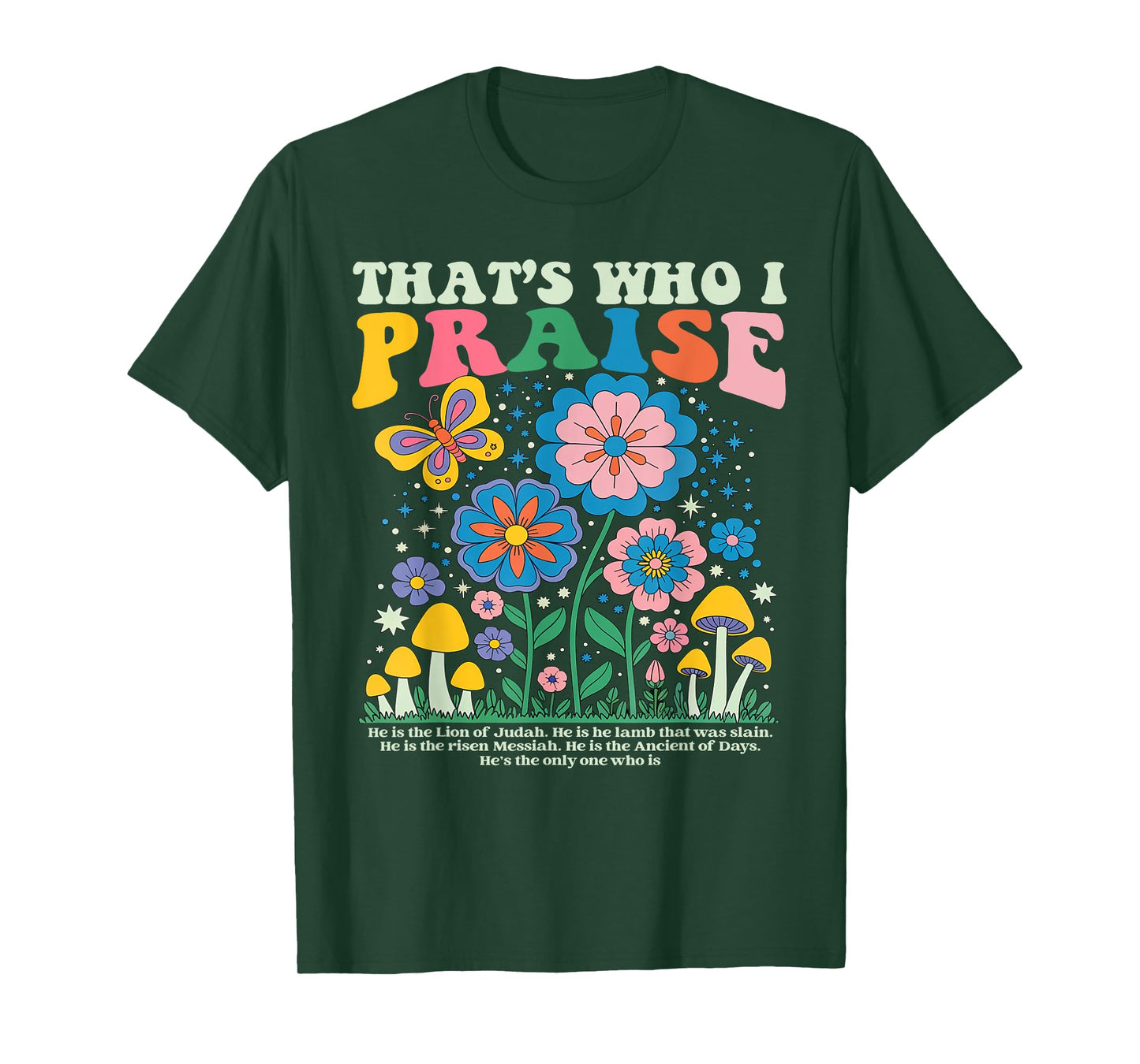 Brandon That's Who I Praise Jesus Christian Lake Merch T-Shirt