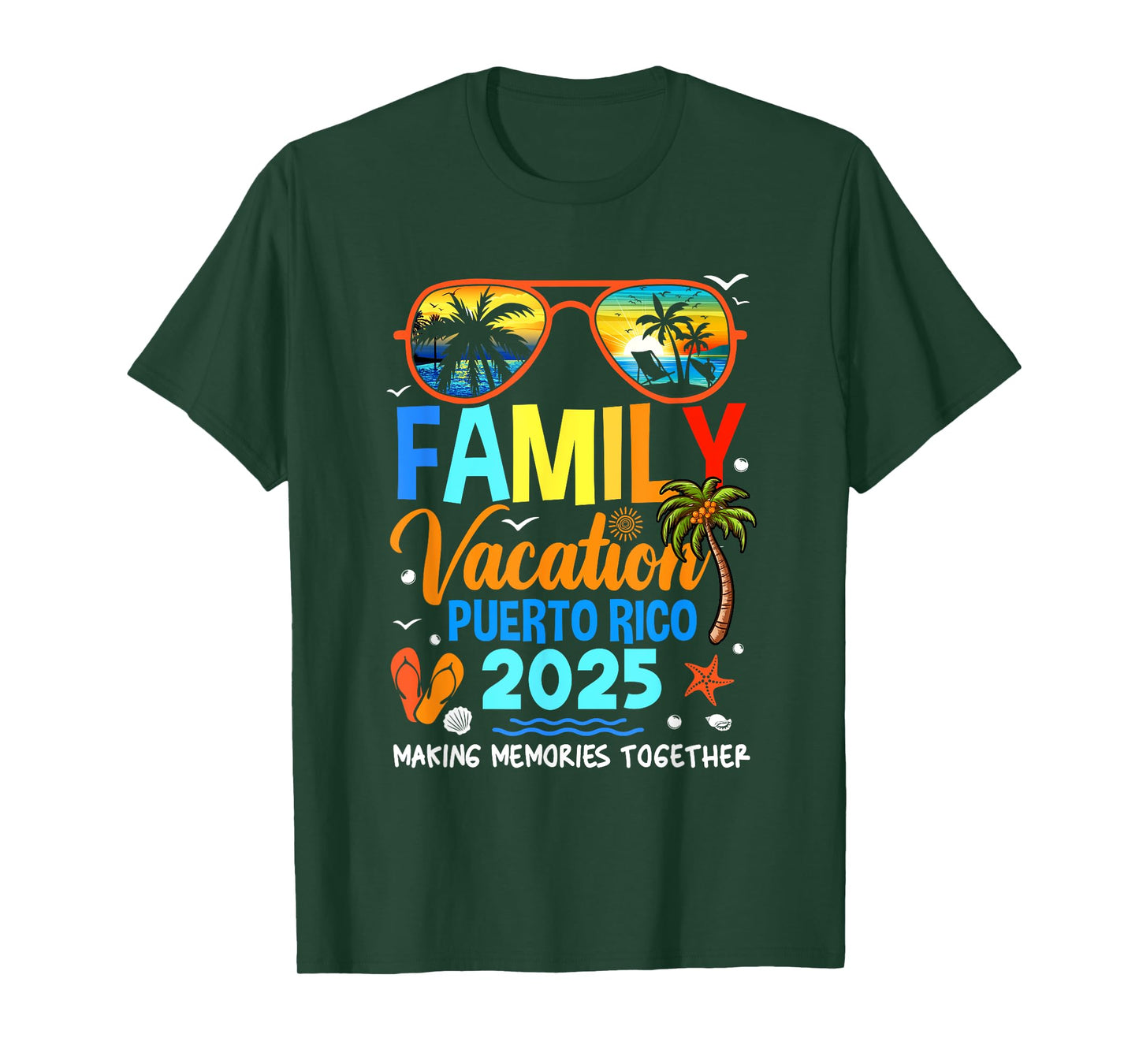 Family Vacation Puerto Rico 2025 Family Vacation Together T-Shirt