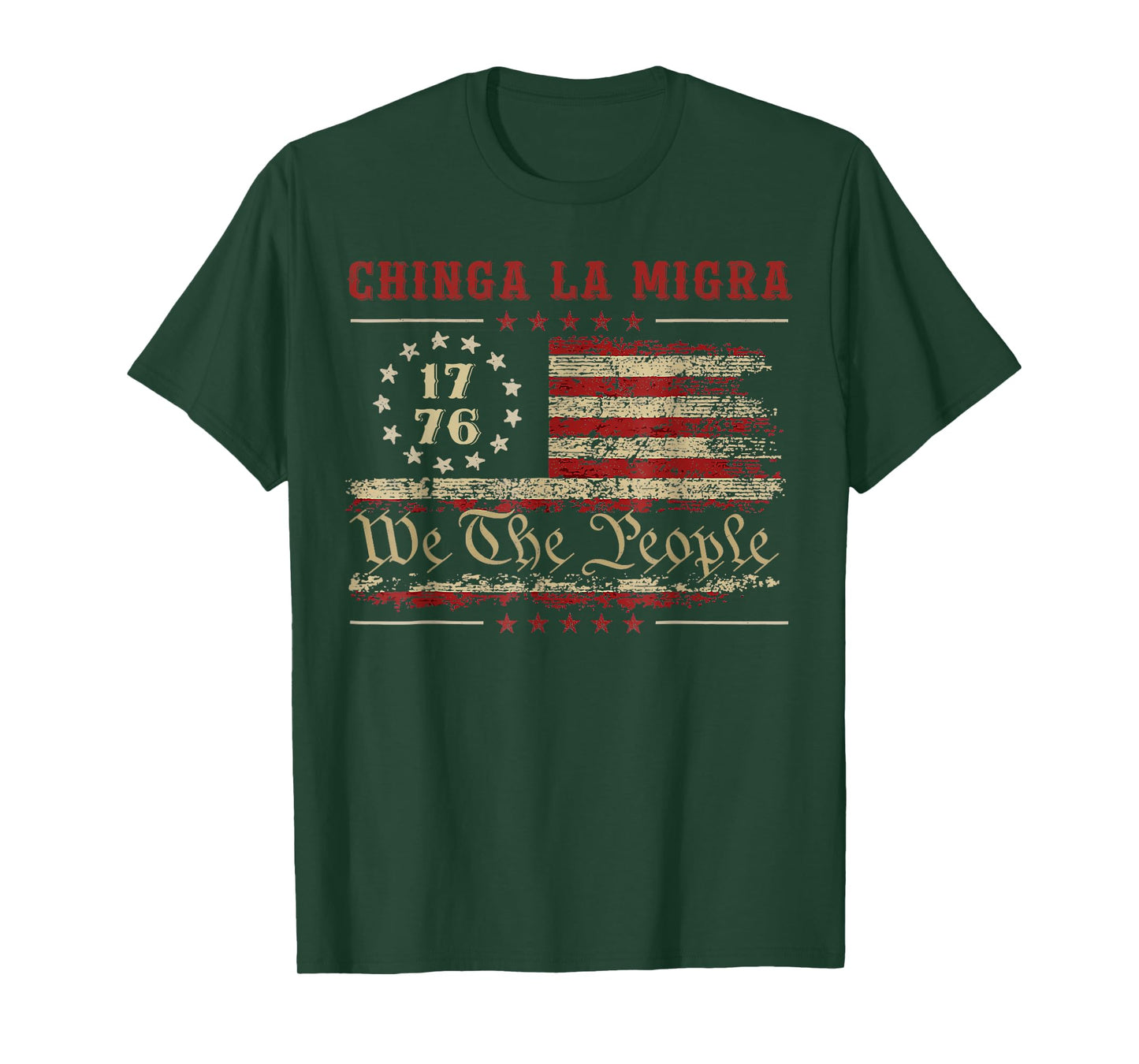 America Vintage Chinga La Migra Shirt For Men Women T-Shirt