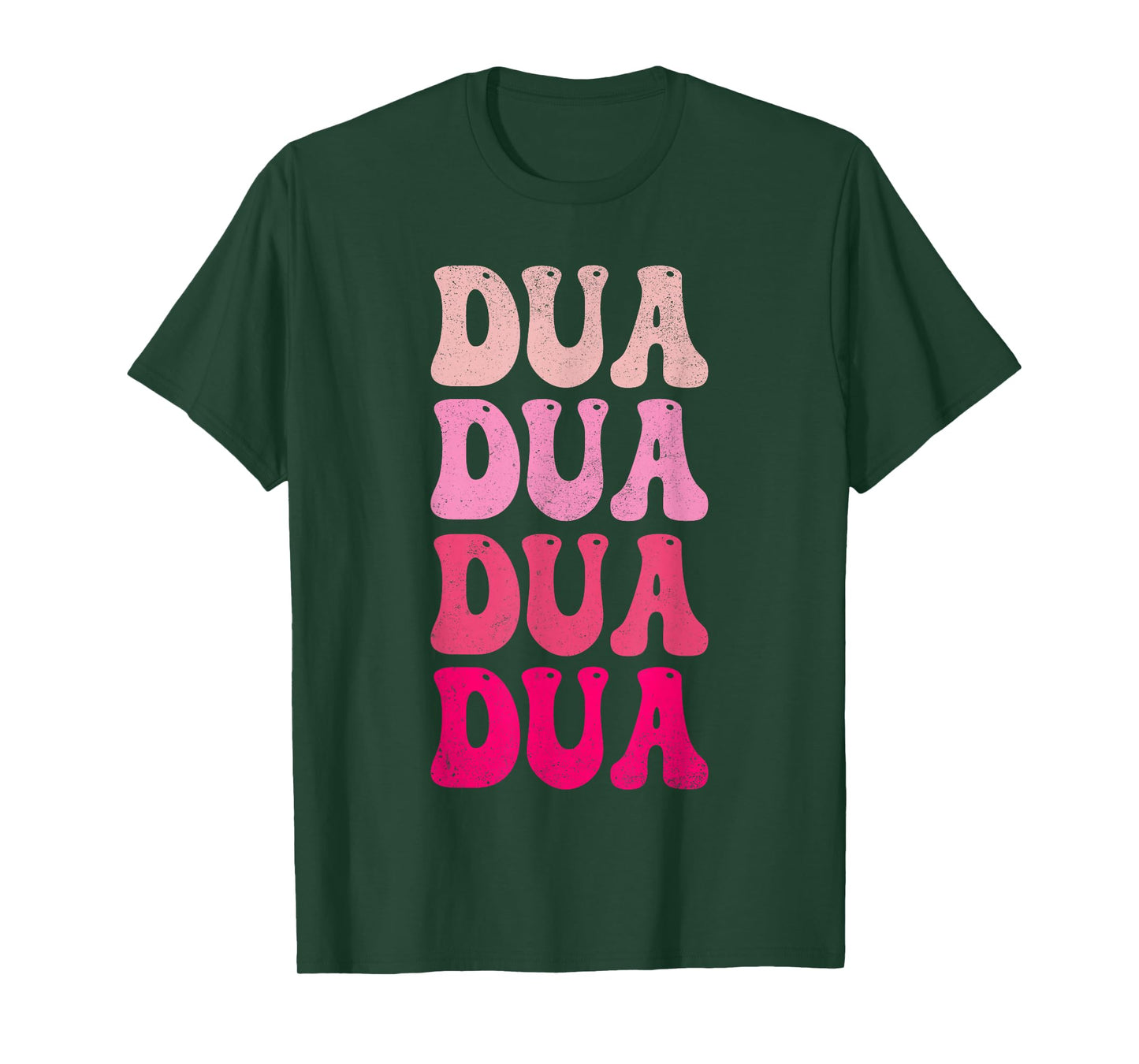 Vintage Retro Dua Personalized Name I Love Dua Groovy Meme T-Shirt