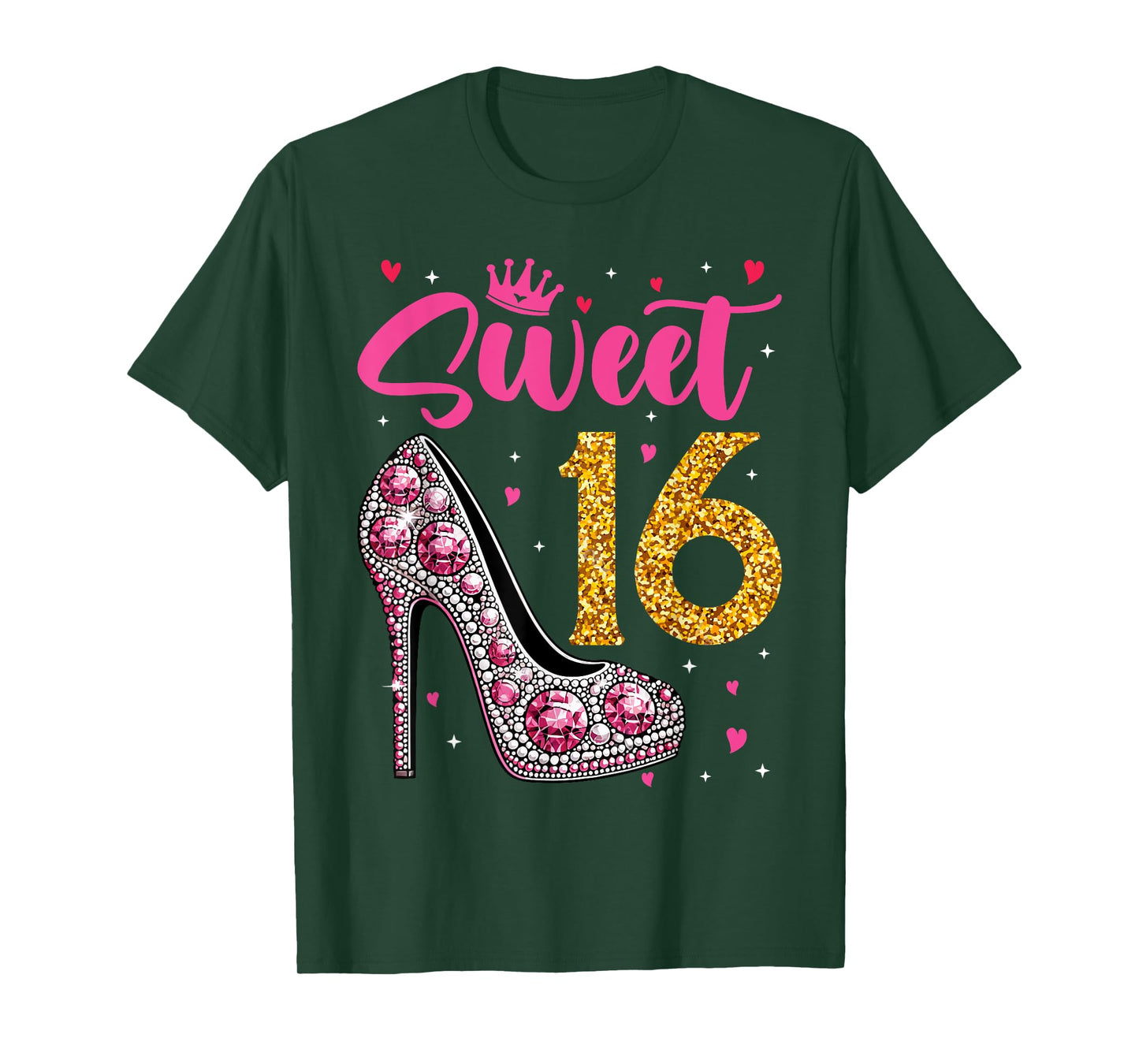 Sweet 16 Design I Rose Balloon Decoration Birthday Outfit T-Shirt