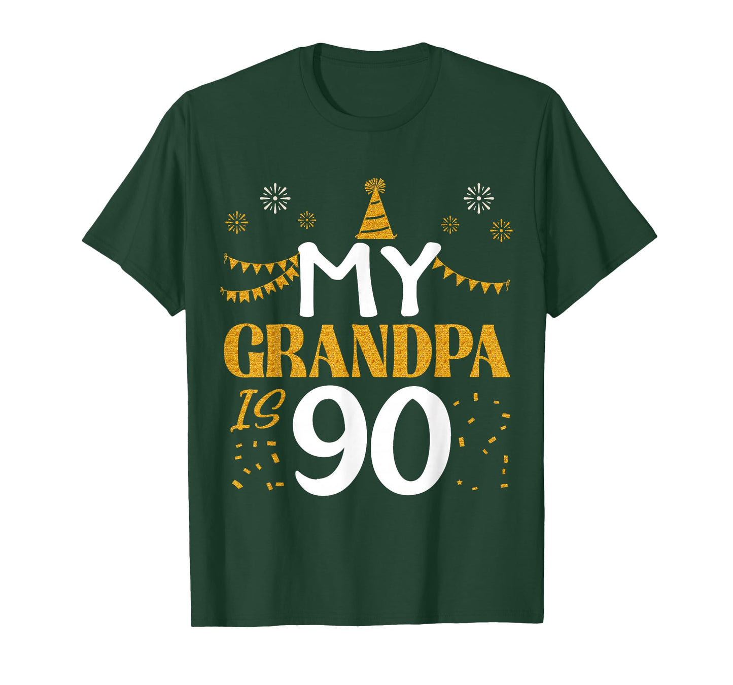My Grandpa Is 90 90th Birthday 1935 90 Years Old Grandpa T-Shirt
