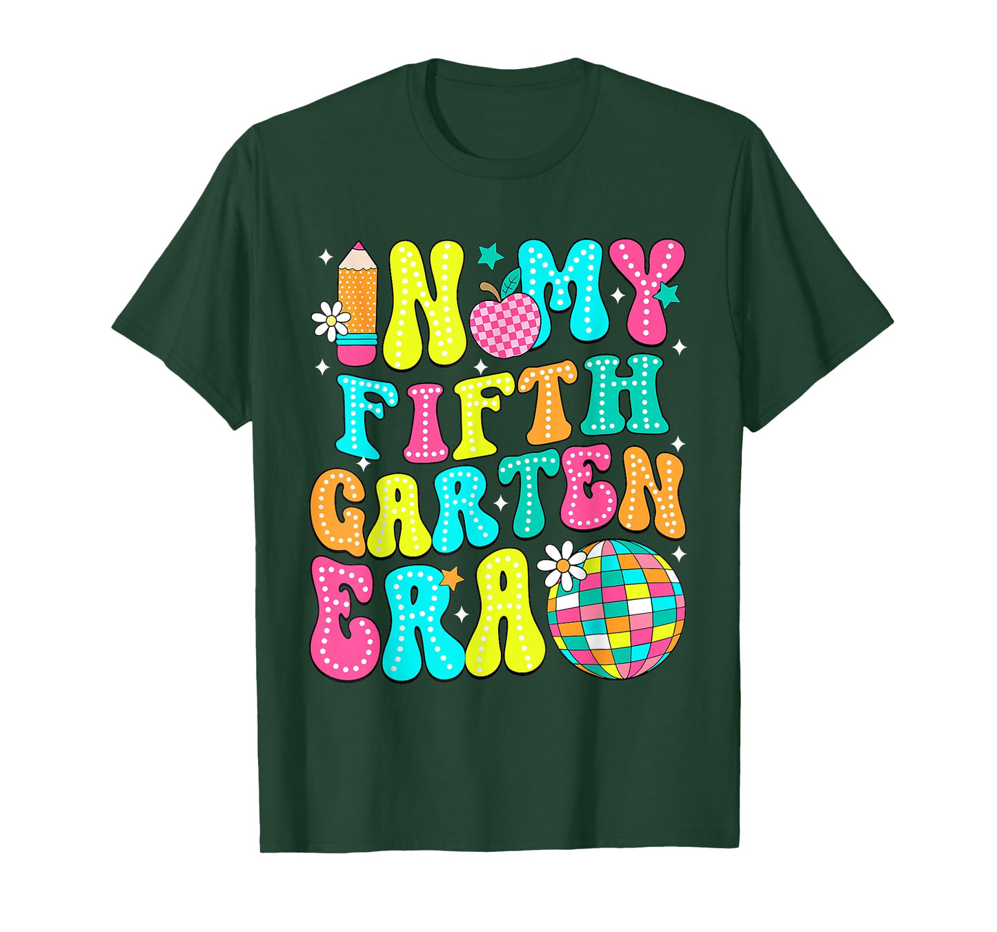 In My Fifth Grade Era 5th Grade Girl Teacher Back To School T-Shirt
