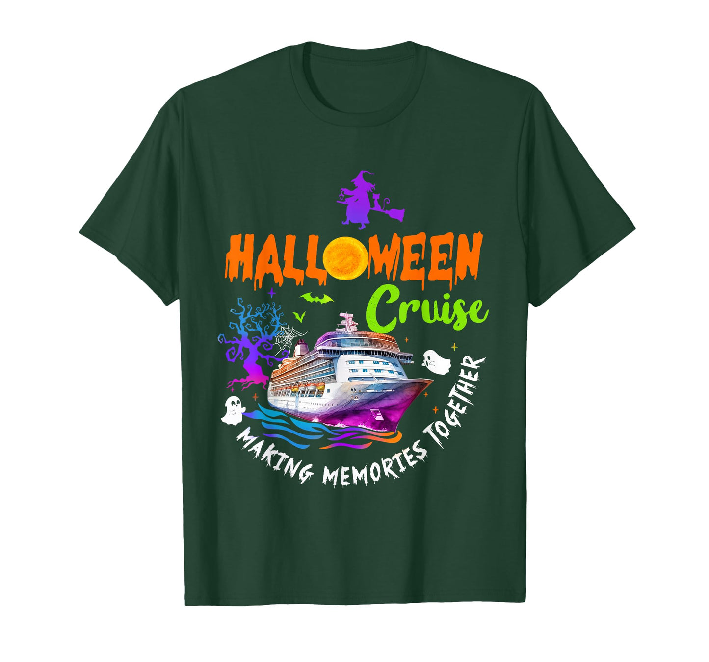 Halloween Cruise Making Memories Together Halloween Spooky T-Shirt