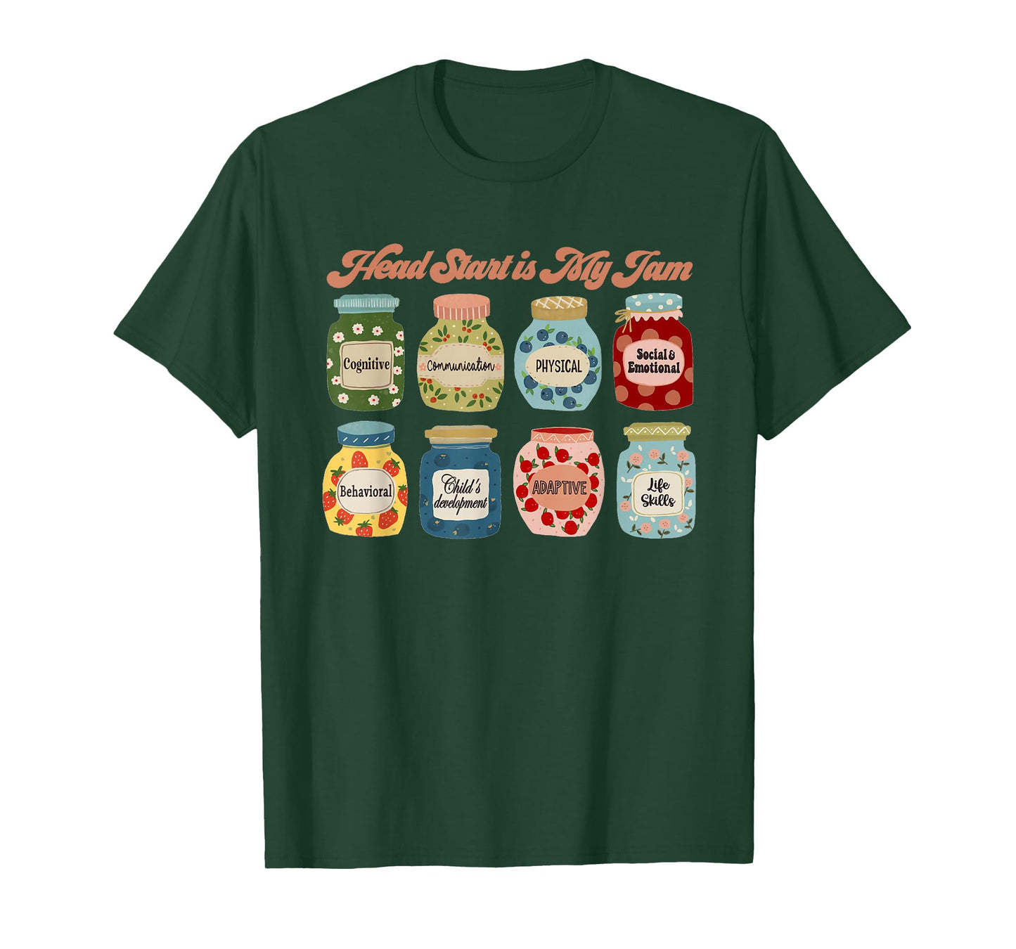 Head Start is My Jam Head Start Teacher Family Engagement T-Shirt