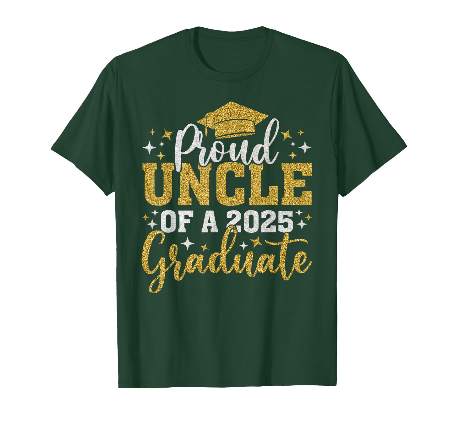 Uncle Senior 2025 Proud Uncle Of A Class Of 2025 Graduate T-Shirt