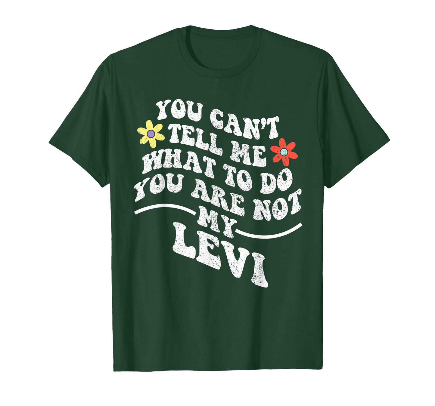 Groovy You Can't Tell Me What to Do You are Not My LEVI T-Shirt