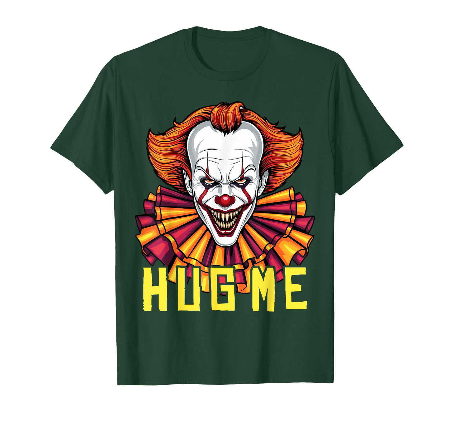 Horror Clown Tee Creepy Halloween Costume Scary Hug Me Clown T-Shirt
