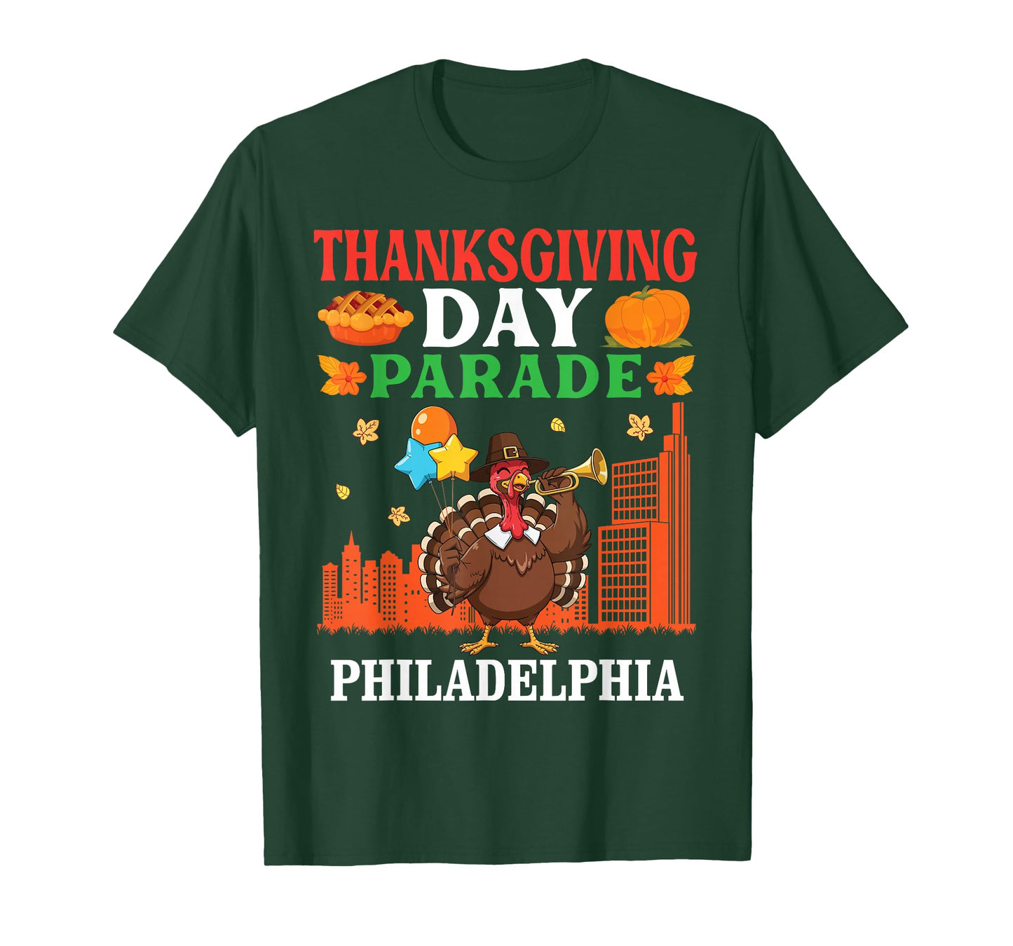 Thanksgiving Day Parade Turkey Celebration in Philadelphia T-Shirt