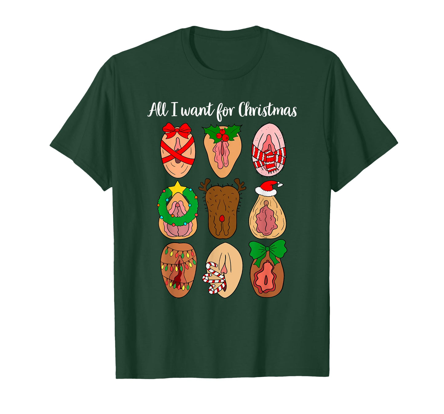 All I Want For Christmas Is D Merry Dickmas Dirty Christmas T-Shirt