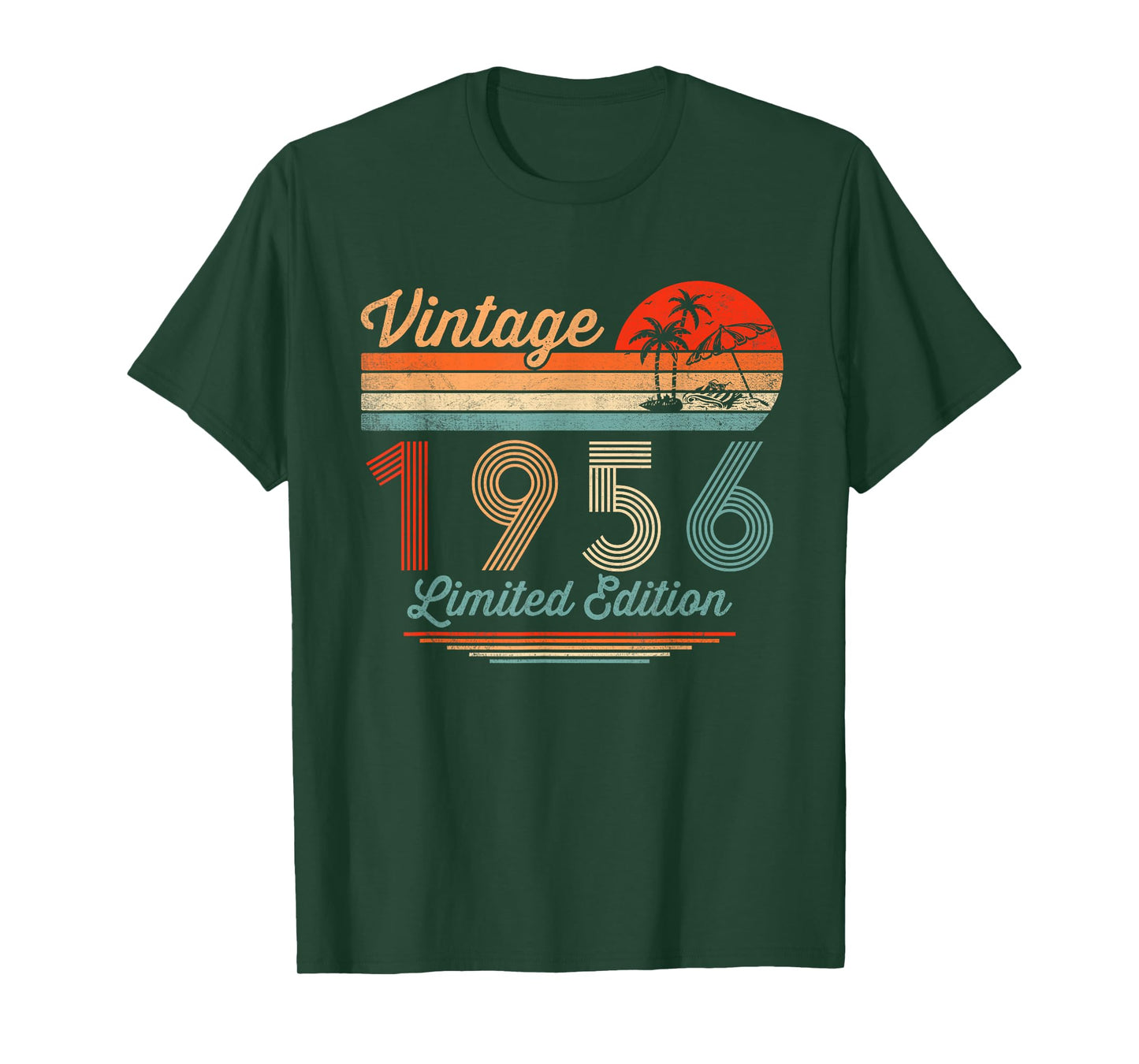 Vintage 1956 Limited Edition 69 Year Old Gifts 69th Birthday T-Shirt