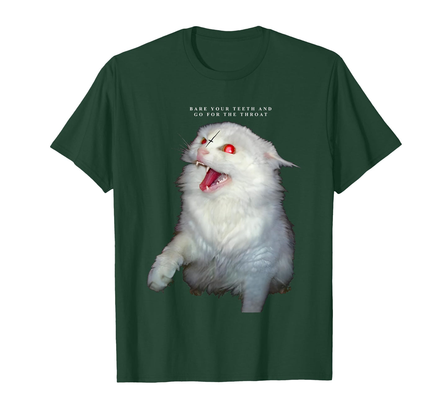 Cat Bare Your Teeth And Go For The Throat T-Shirt