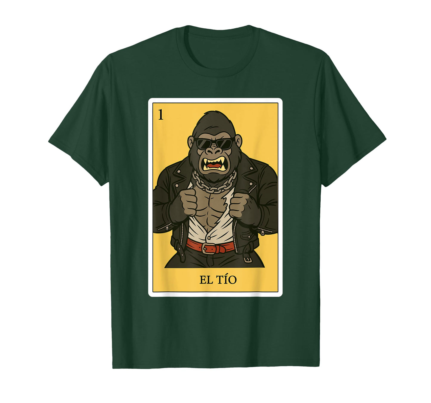 El Tio Gorila | Spanish-Mexican Bingo Gifts for Tio T-Shirt