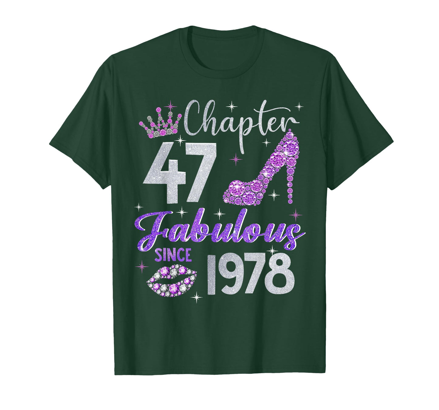 Chapter 47 Fabulous Since 1978 47th Birthday Women Girl T-Shirt