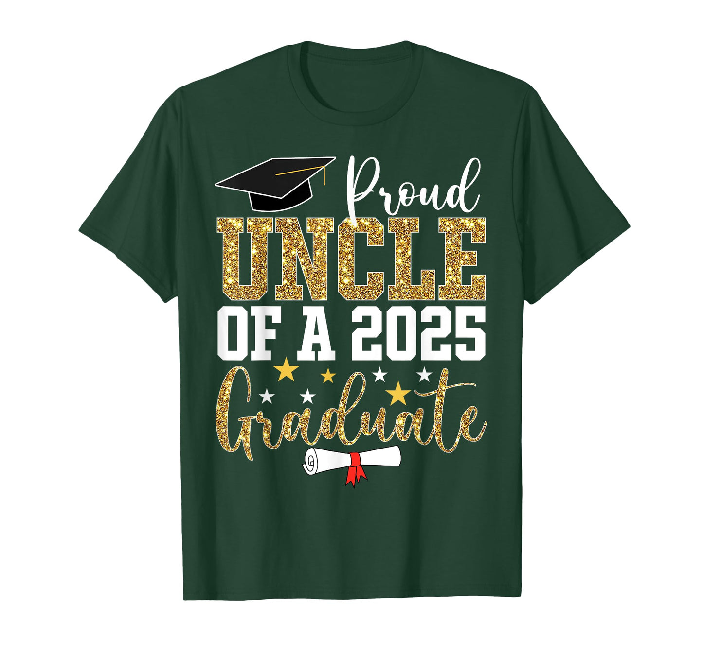 Proud Uncle of A 2025 Graduate Uncle Graduation 2025 T-Shirt