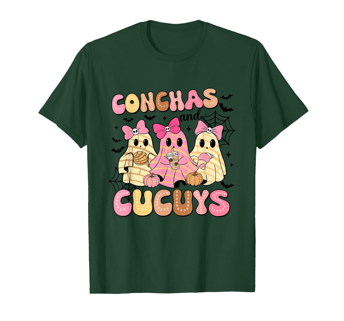 Conchas And Cucuys Spooky Season Halloween T-Shirt