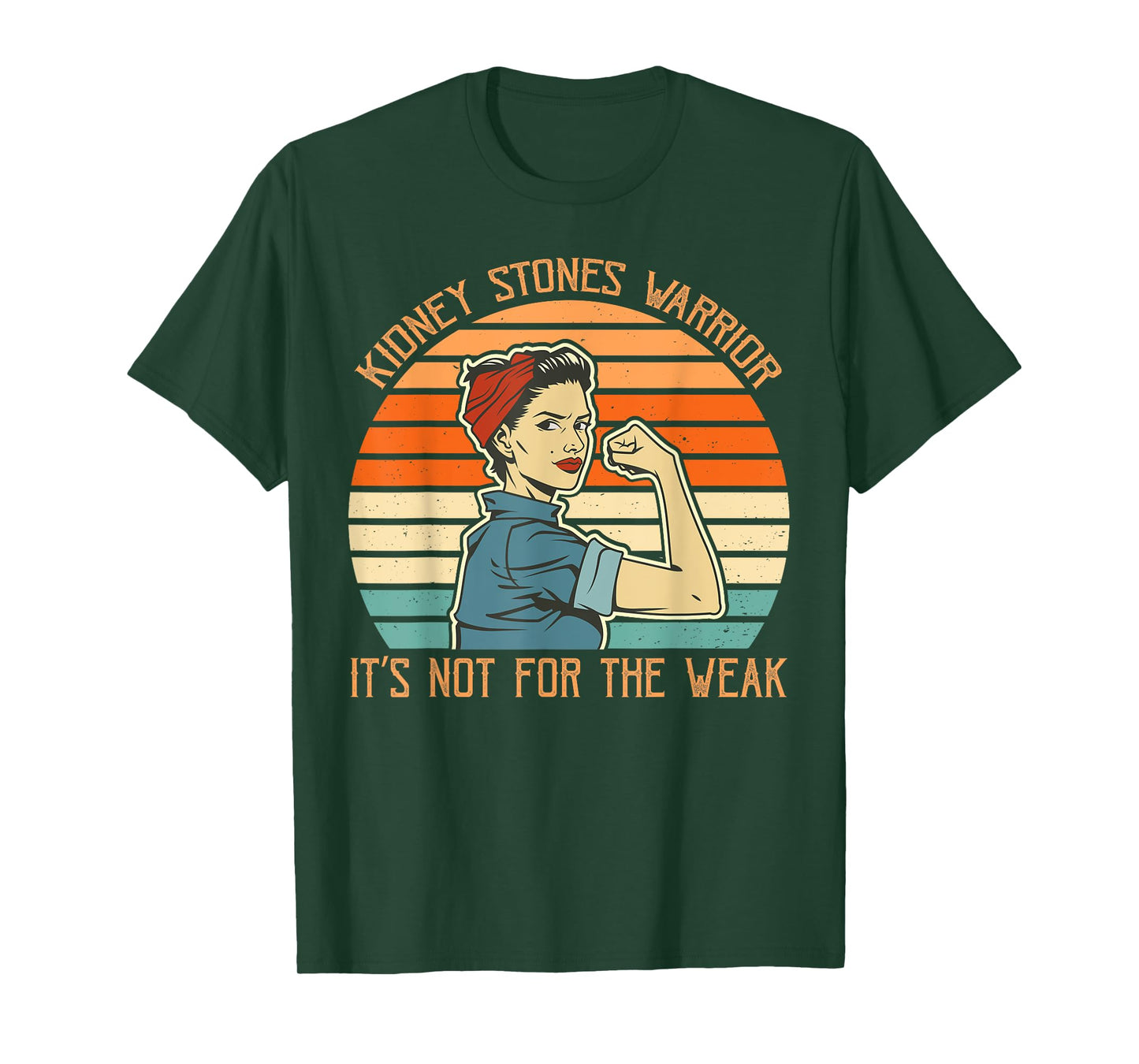 Kidney Stones Warrior Retro Kidney Stone Surgery Survivor T-Shirt