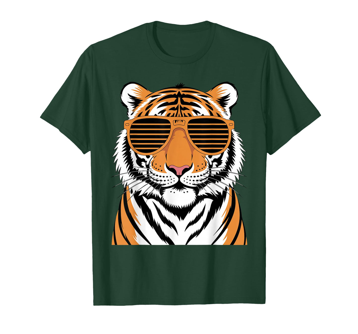 Tiger Costume for Men Women Boys Zoo Tiger Print Tiger Lover T-Shirt