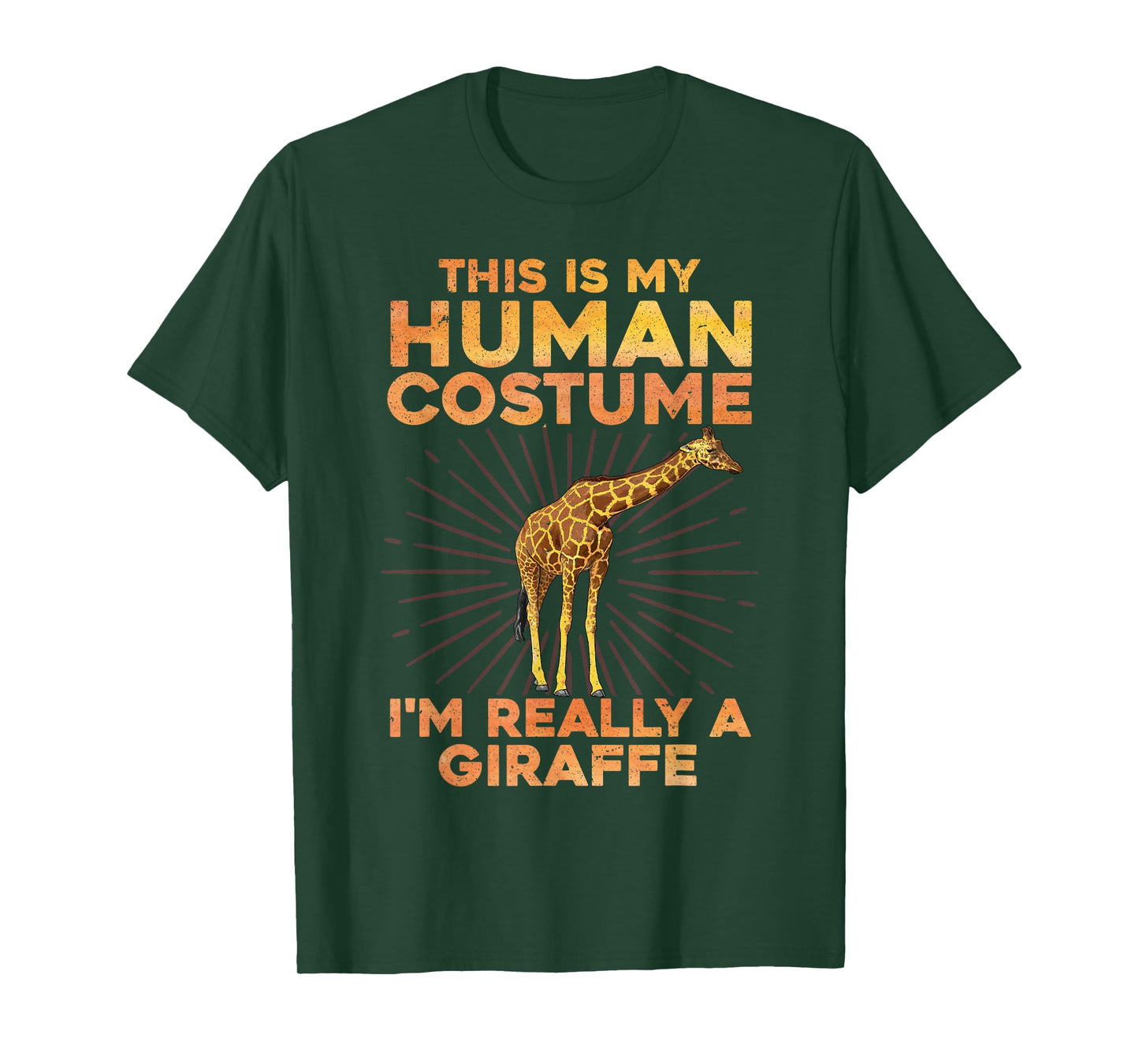 Cool Giraffe Art for Men Women Kids Toddler Giraffe Costume T-Shirt