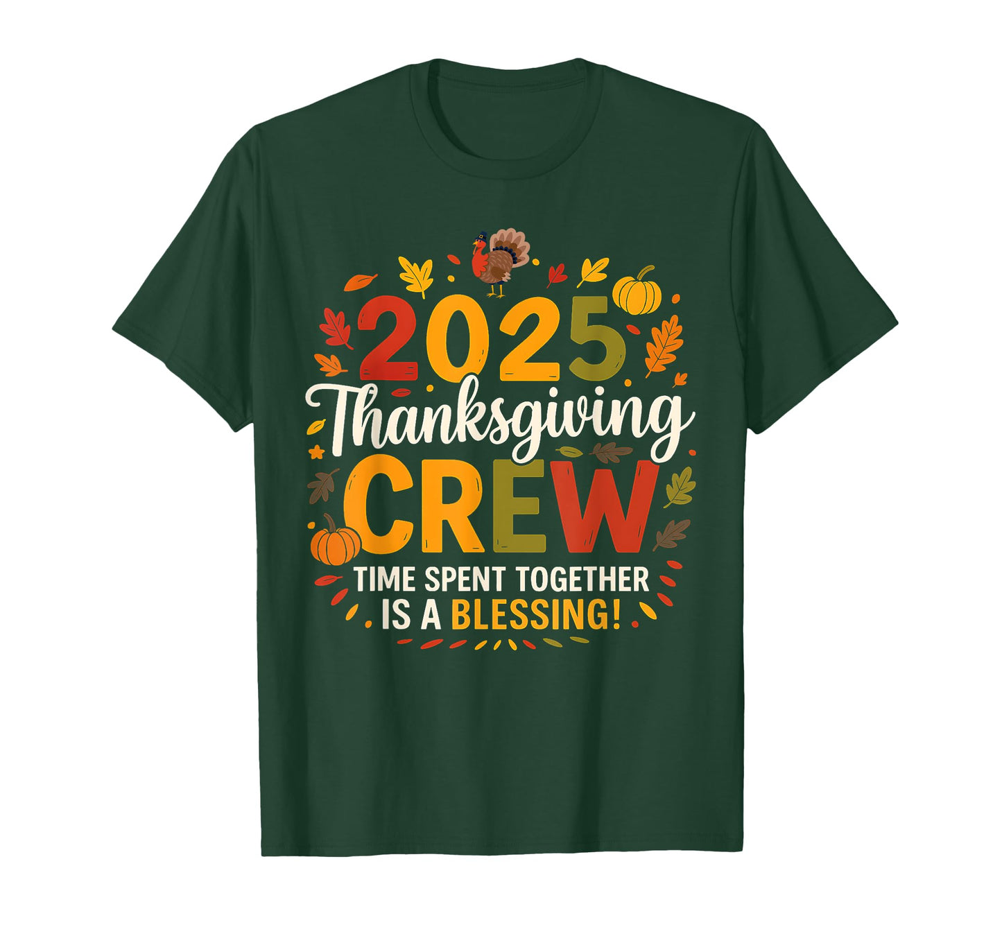 Family Thanksgiving 2025 Thanksgiving Crew Matching Group T-Shirt