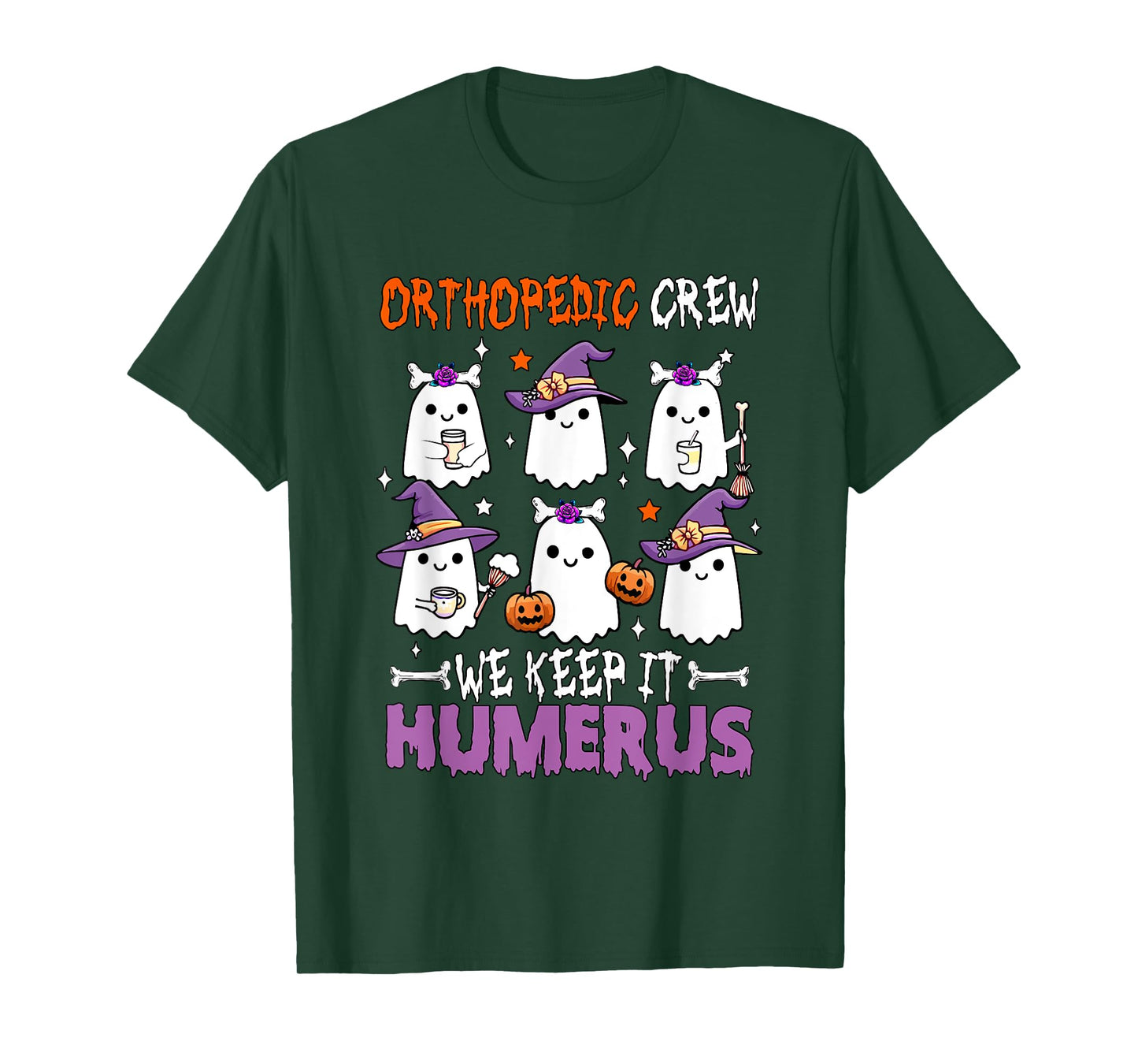 Orthopedic Crew Keep Humerus Halloween Physical Therapy T-Shirt