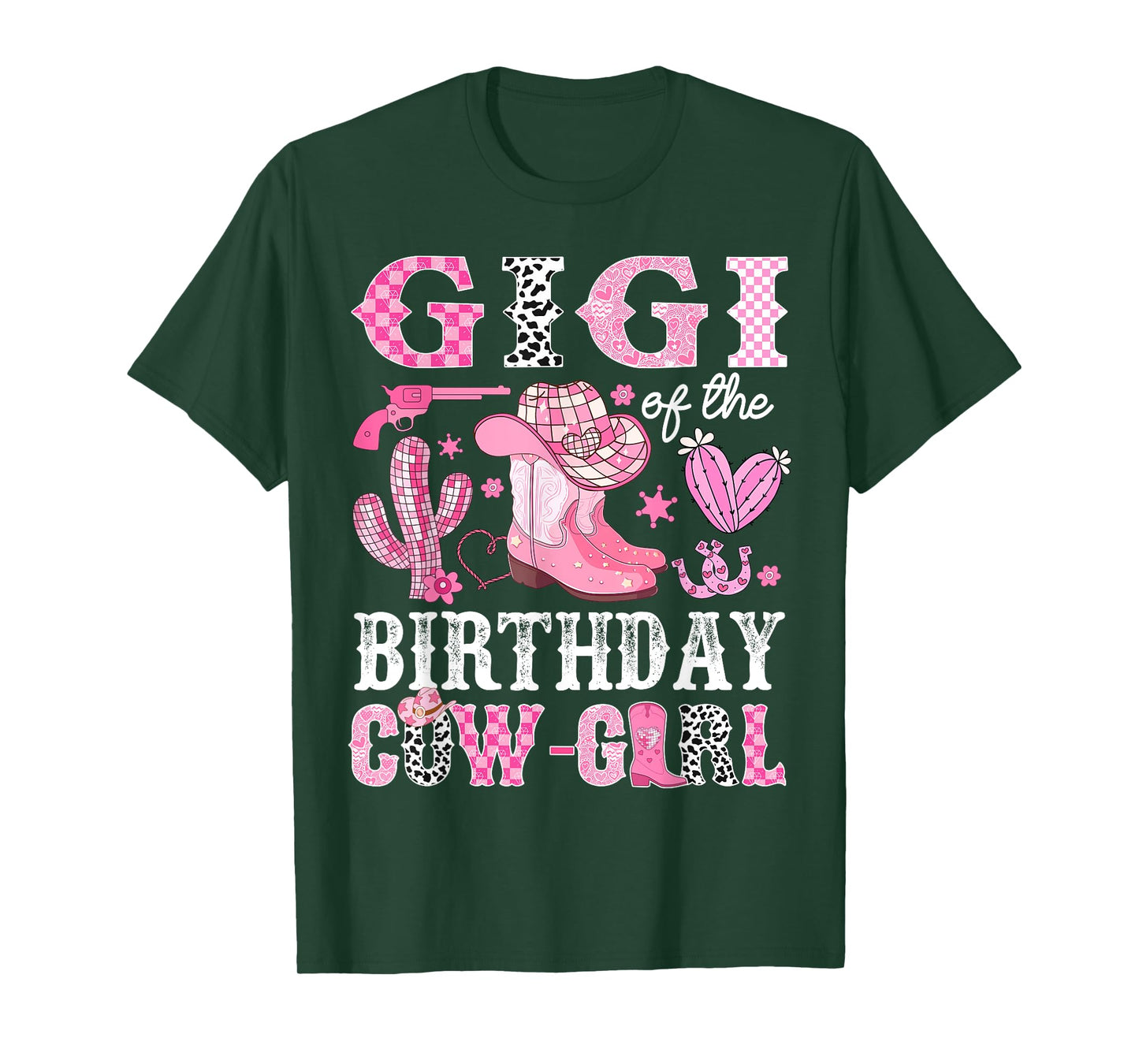 Gigi Of The Birthday Cow-Girl Rodeo Cowgirl Bday T-Shirt