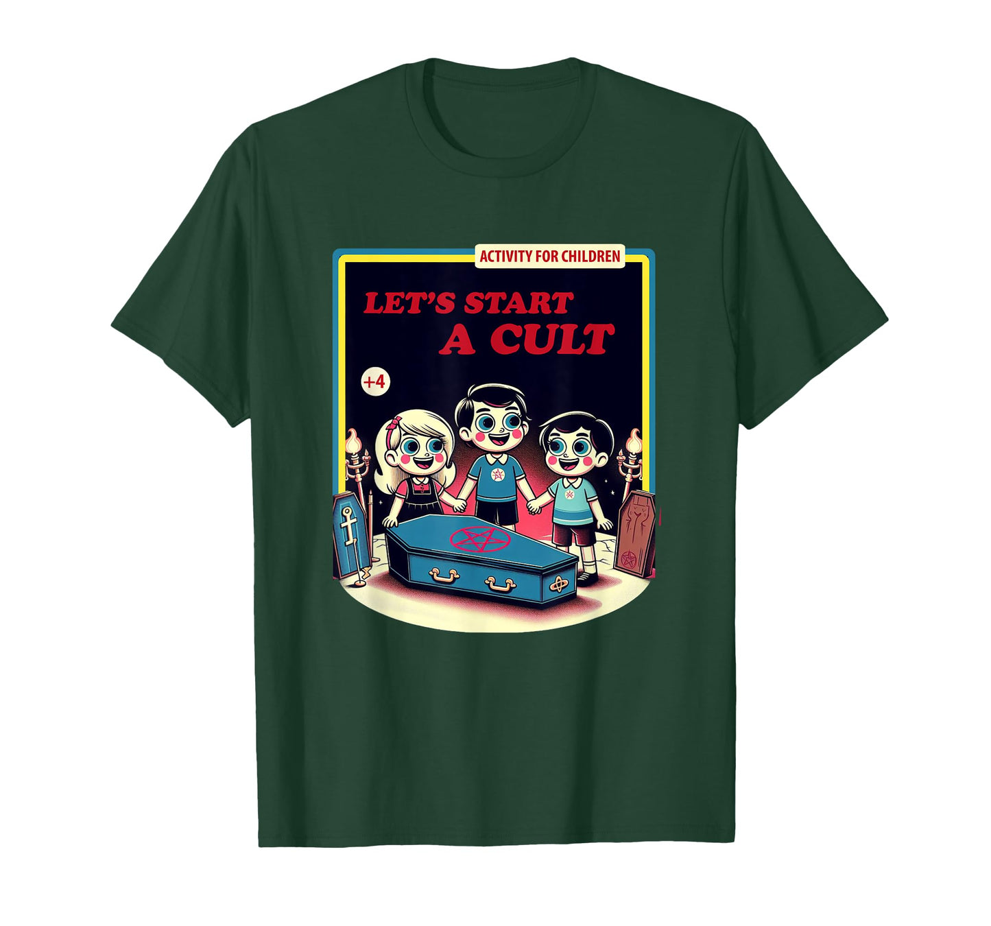 Let's Start a Cult Funny Dark Humor T-Shirt