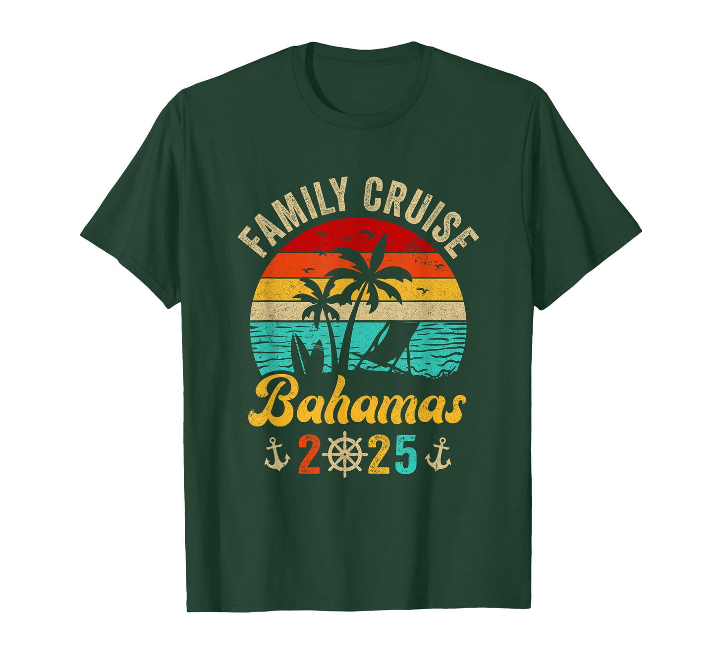 Family Cruise Bahamas 2025 Summer Matching Vacation T-Shirt