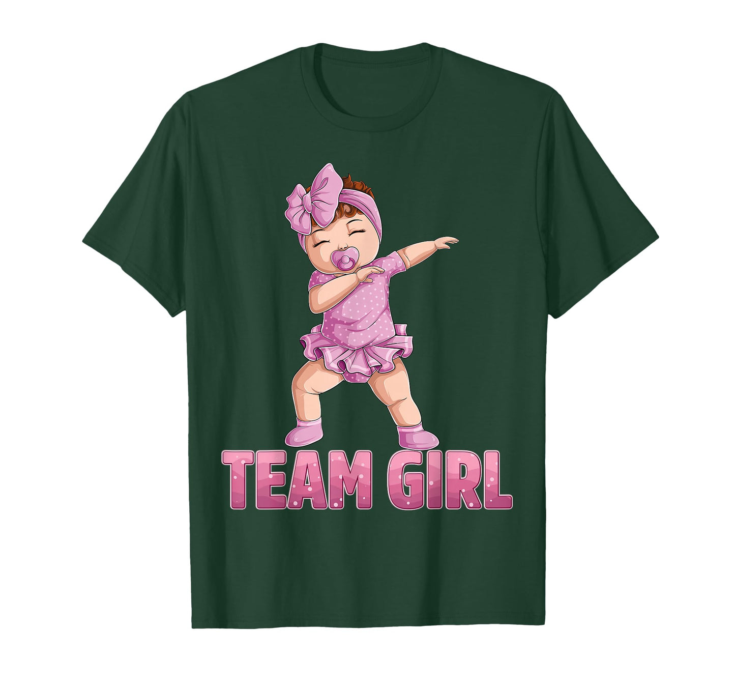 Gender Reveal Party Team Girl Baby Announcement Women Men T-Shirt