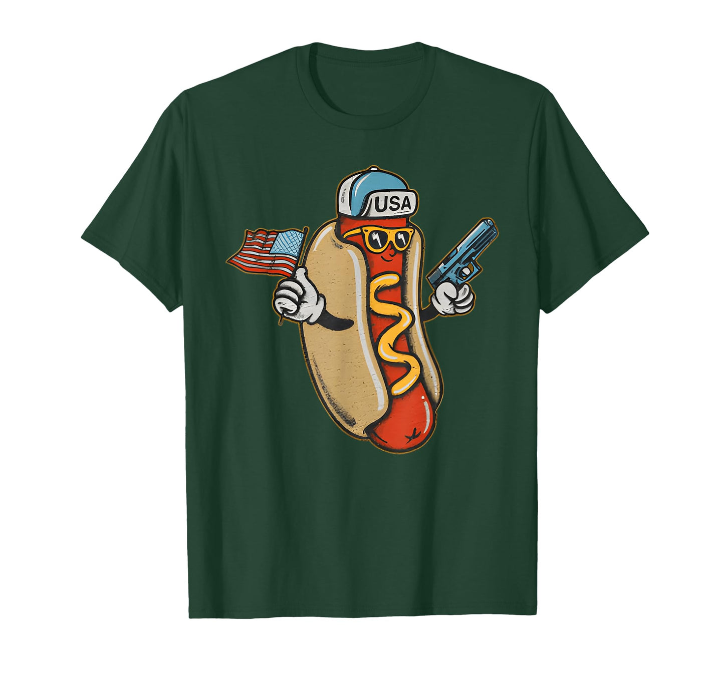 Got That Dawg In Me Funny Hot Dog USA 4th Of July Men Women T-Shirt