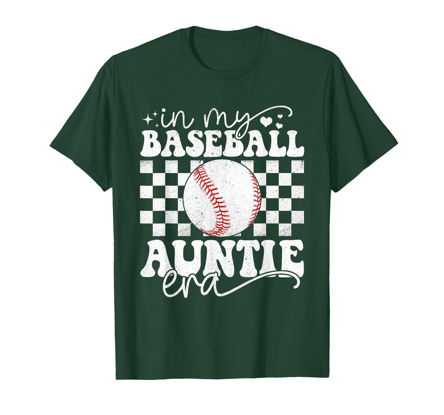 In My Baseball Auntie Era Funny Baseball Auntie Mother's Day T-Shirt