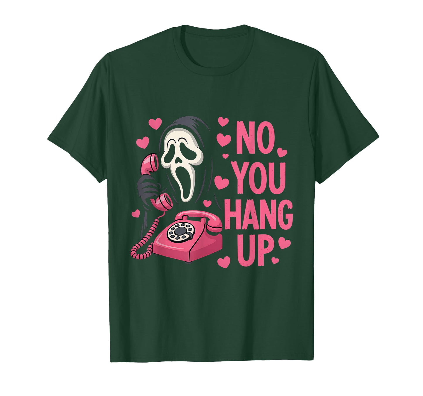Funny Ghost Calling Halloween Scary Costume You Hang Up T-Shirt