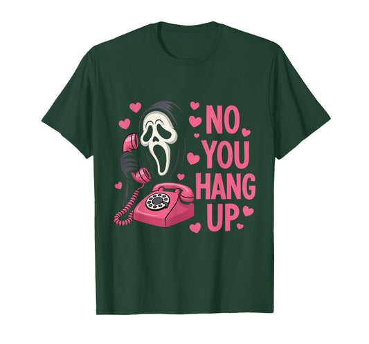 Funny Ghost Calling Halloween Scary Costume You Hang Up T-Shirt